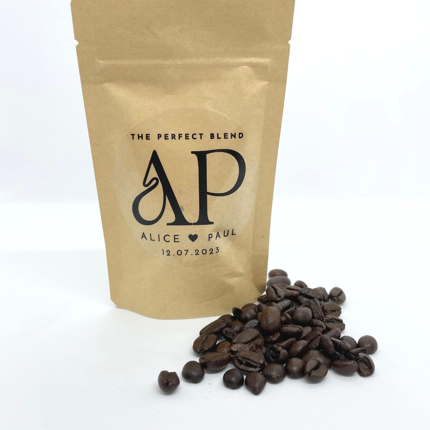 Personalised The Perfect Blend Coffee Bean Pouches