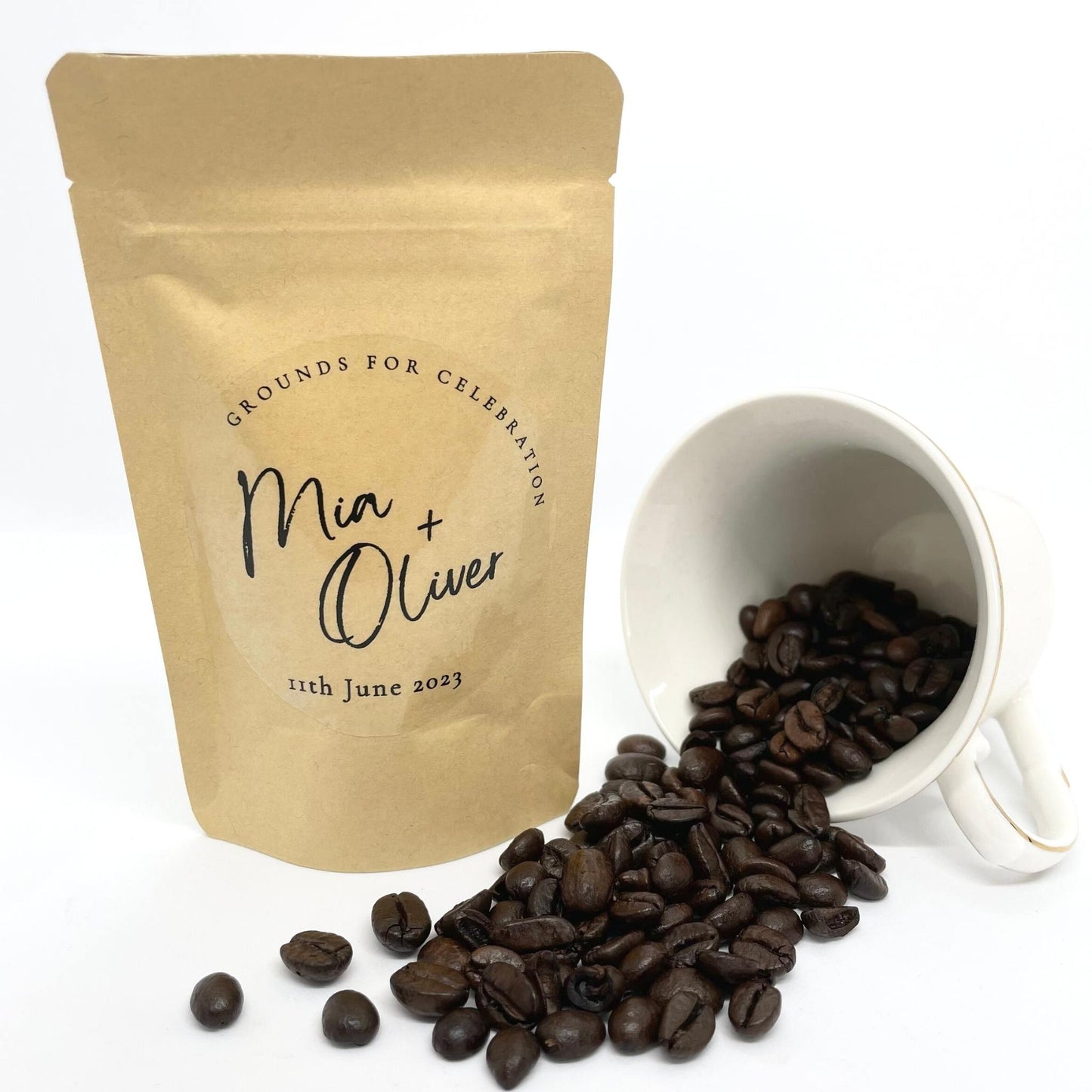 Newlyweds Coffee Lover Wedding Guest Thank You Favours