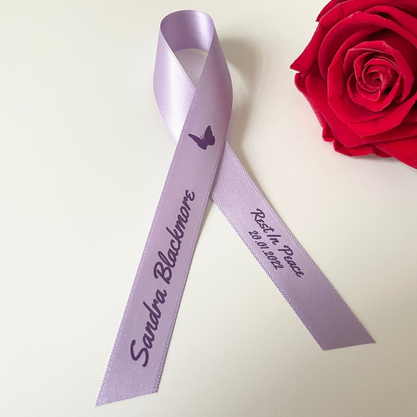 Personalised Memorial Ribbons For Funerals & Wakes