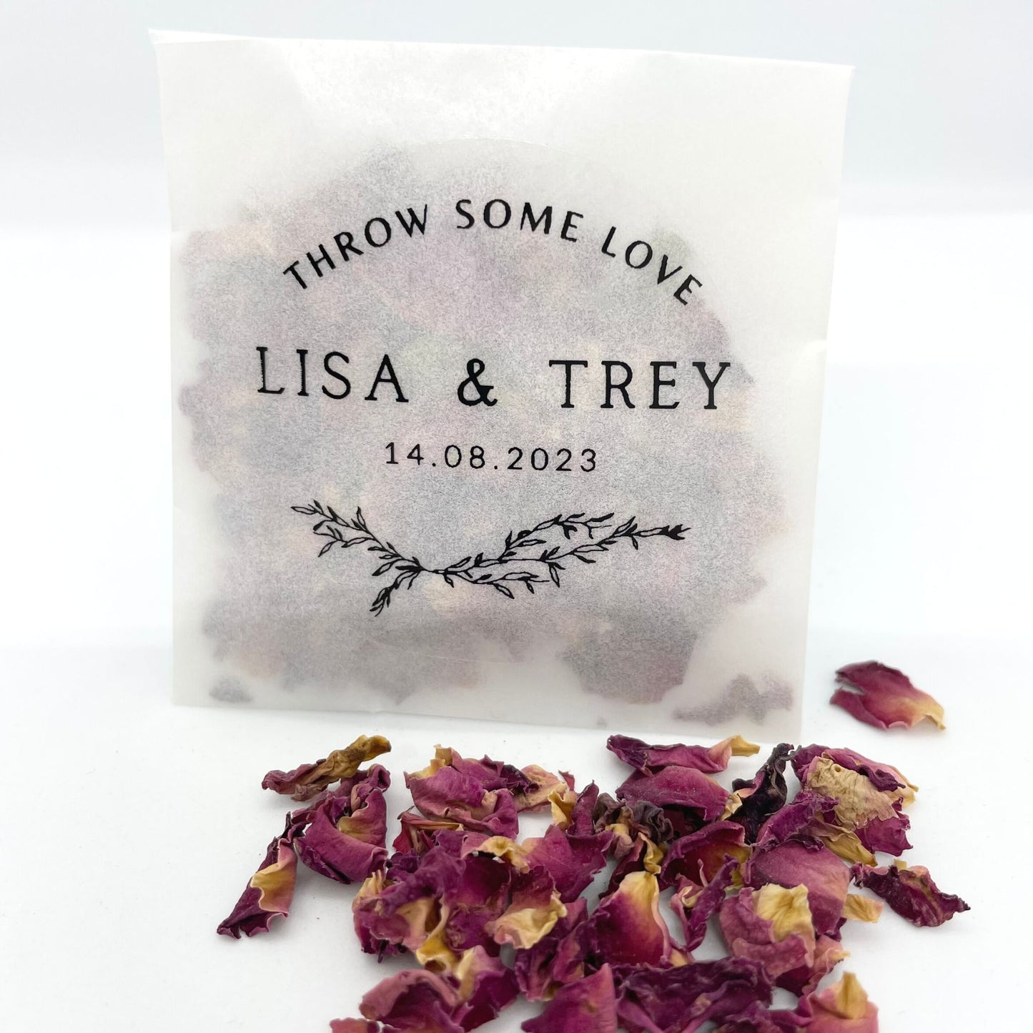 Custom Sustainable Dried Flower Petal Confetti